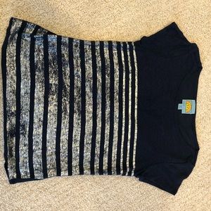 C&C California foiled linen shirt